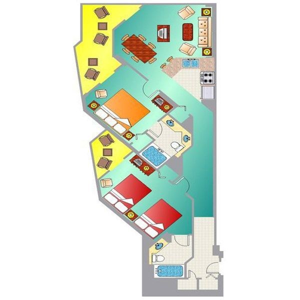 Oceanfront 2 BR Condo