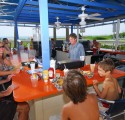 Don't want to leave the beautiful sunny weather for a drink or a bite to eat? The oceanfront Cabana Tiki Bar is the answer to all of your wishes.