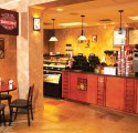 Start your morning right with a delicious cup of coffee from Perk's Up Coffee Shop. For our younger guests, there is a variety of juices. Enjoy a light breakfast including pastries, muffins, bagels, cookies, and Jimmy Dean breakfast sandwiches.