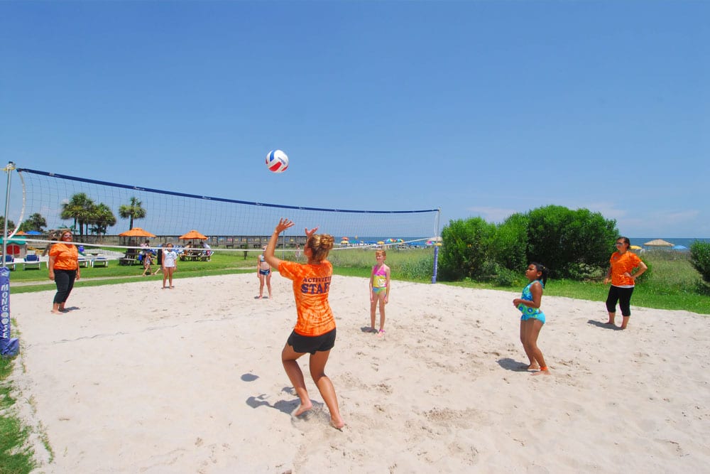 Volleyball at Dunes Village Resort in Myrtle Beach.