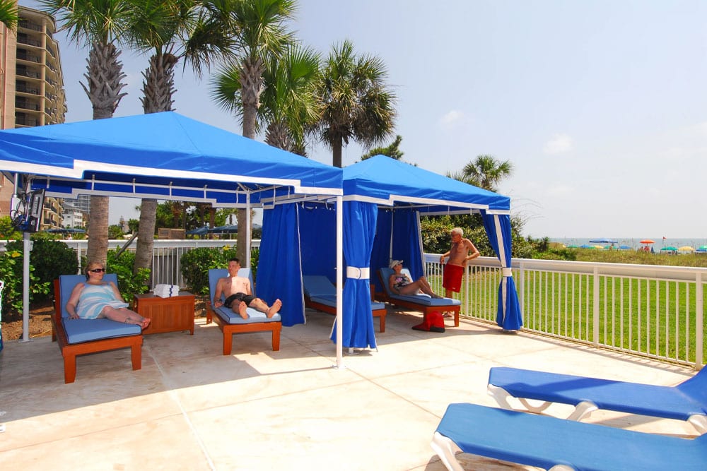 Poolside Cabanas