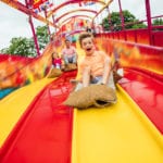 Family On Slide In Myrtle Beach