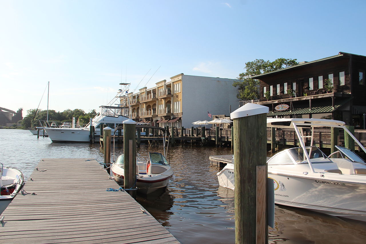 Georgetown, SC harbor front.