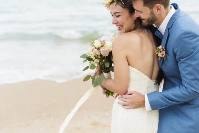 fairytale newlyweds celebrate in Myrtle Beach