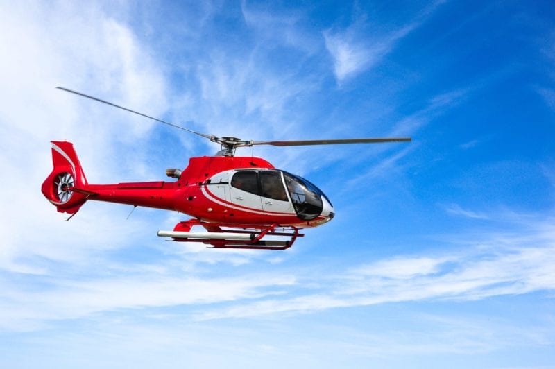 Helicopter tour is one way to sightsee in Myrtle Beach