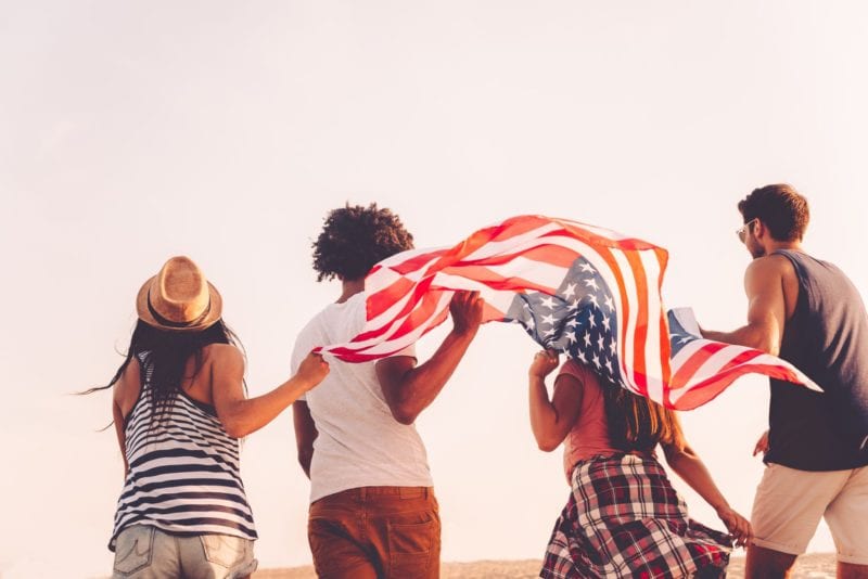 Friends enjoying labor day events in Myrtle Beach