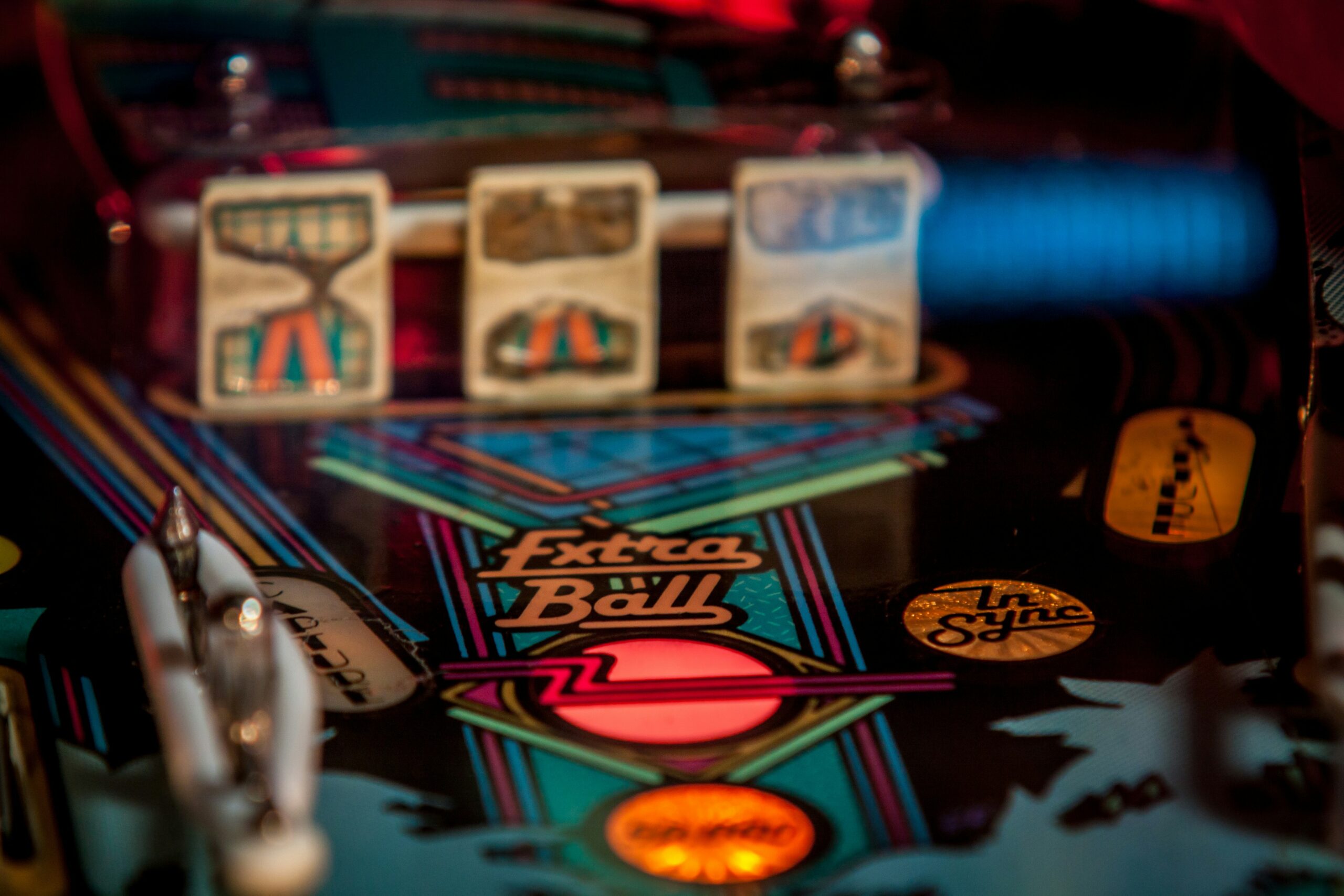 Classic pinball machine.